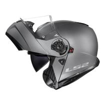 Capacete LS2 Strobe II FF908 Monocolor Titanium Fosco Masculino e Feminino Tamanho:60Cor:Titanium FoscoDesenho:Monocol