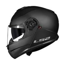 Capacete ls2 strobeii ff908 articulado monocolor matte black -