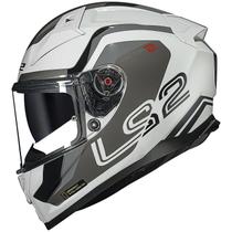 Capacete Ls2 Vector 2 FF811 Metric Branco Tricomposto Moto Capacete Ls2 Vector 2 FF811 Metric Branco Tricomposto Moto