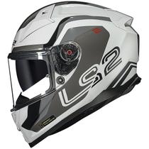 Capacete Ls2 Vector 2 FF811 Metric Branco Tricomposto Moto