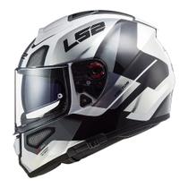Capacete ls2 vector ff397 automat branco/titanium Capacete ls2 vector ff397 automat branco/titanium