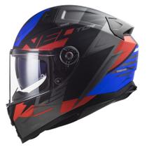 Capacete Ls2 Vector II FF811 Absolute Azul Tricomposto Moto