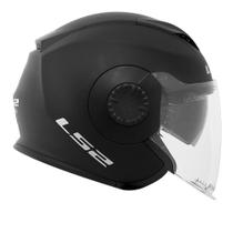 Capacete ls2 verso monocolor preto fosco