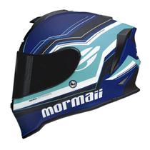 Capacete M1 Vision Azul Fosco Tamanho 54 - Mormaii