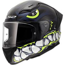Capacete Masculibo Ls2 FF810 Vigo Sarbul Preto Amarelo Azul Capacete Masculibo Ls2 FF810 Vigo Sarbul Preto Amarelo Azul