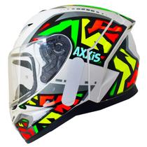 Capacete Masculina Axxis Segment Jolly Branco Moto Fechado Capacete Masculina Axxis Segment Jolly Branco Moto Fechado