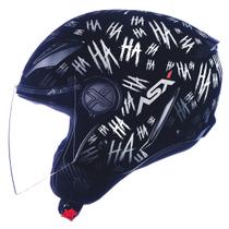 Capacete Masculino Asx Aberto City Air Fun Haha Moto