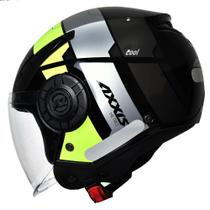 Capacete Masculino Axxis Aberto Metro Cool B3 Prata Moto