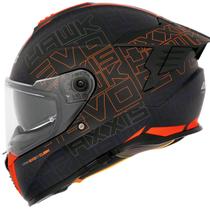 Capacete Masculino Axxis Hawk Sv Cubik Laranja Fosco Moto