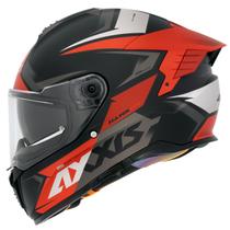Capacete Masculino Axxis Hawk Sv Ixil Vermelho Fosco Moto