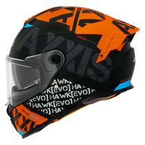Capacete Masculino Axxis Hawk Sv Spiffy Laranja Fosco Moto Capacete Masculino Axxis Hawk Sv Spiffy Laranja Fosco Moto