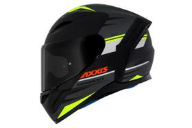 Capacete Masculino Axxis Segment Moto Solid Preto Fosco