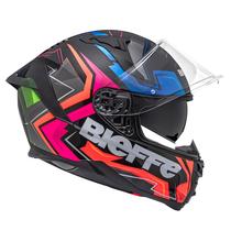 Capacete Masculino Bieffe B-Fast Climax Rosa Azul Esportivo Capacete Masculino Bieffe B-Fast Climax Rosa Azul Esportivo