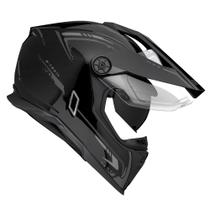 Capacete Masculino Bieffe B-Trail Authentic Preto Moto