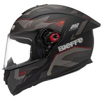 Capacete Masculino Bieffe B12 Avant Preto Moto Aerofolio