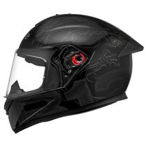Capacete Masculino Bieffe B12 Imperium Preto Moto Aerofolio