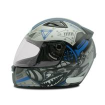 Capacete Masculino Ebf Spark New Spark Air Azul Fosco Moto