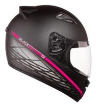 Capacete Masculino Ebf Spark New Spark Black Edition 2 Rosa Fosco Moto Capacete Masculino Ebf Spark New Spark Black Edition 2 Rosa Fosco Moto