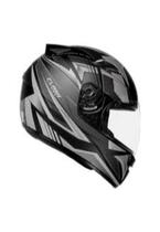 Capacete Masculino Ebf Spark New Spark Flash Prata Fosco Moto