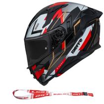 Capacete Masculino Esportivo Moto Bieffe Bfast Preto Fosco