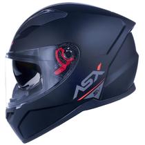 Capacete Masculino Feminino Asx City SV Preto Fosco Oculos