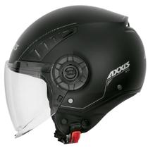 Capacete Masculino Feminino Axxis Aberto Metro Preto Moto