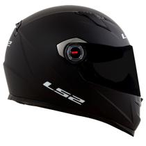 Capacete Masculino Feminino Fechado Ls2 ff358 Monocolor Preto Fosco