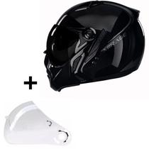 Capacete Masculino Feminino Peels Mirage Preto + Viseira Capacete Masculino Feminino Peels Mirage Preto + Viseira