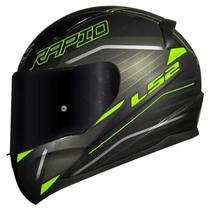 Capacete Masculino Ls2 FF353 Rokku Preto Esportivo Moto