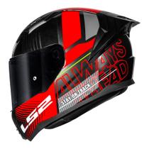 Capacete Masculino Moto Ls2 FF810 Vigo Shift Vermelho