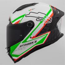 Capacete Masculino MT Stinger 2 Esportivo Moto Italia Capacete Masculino MT Stinger 2 Esportivo Moto Italia