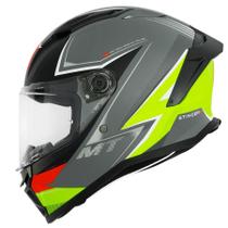 Capacete Masculino MT Stinger 2 Sr C13 Cinza Esportivo Moto