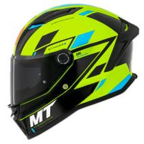 Capacete Masculino MT Stinger 2 Zivze Amarelo Esportivo Moto