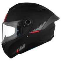 Capacete Masculino MT Targo S Preto Fosco Esportivo Moto