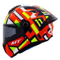 Capacete Masculino MT Targo S Sergio Garcia Vermelho Moto Capacete Masculino MT Targo S Sergio Garcia Vermelho Moto