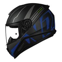 Capacete Masculino Norisk Razor Full Azul Fosco Moto Motoqueiro