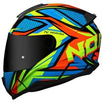 Capacete Masculino Norisk Razor Sharp Amarelo Moto Fechado