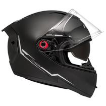 Capacete Masculino Peels Icon Pro Preto Oculos Moto Spoiler