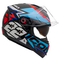 Capacete Masculino Peels Icon Rt Azul Oculos Interno Moto Capacete Masculino Peels Icon Rt Azul Oculos Interno Moto