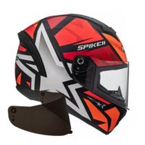 Capacete Masculino Peels Spike Il 1 St Vermelho Mais Viseira