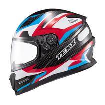 Capacete Masculino Texx Hawk Ride Azul Moto Fechado