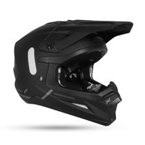 Capacete Mattos Racing Echoes Preto Fosco Trilha Enduro Motocross