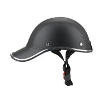 Capacete Meio Capacete Vintage Cafe Racer Leepee - Estilo Motocicleta Verão