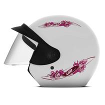 Capacete Mixs Up For Girls Branco Tam. 56