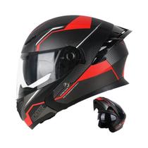 Capacete Modular Unissex De Lente Dupla Para Motocicleta, Lentes Aurora, Ciclismo Ao Ar Livre,