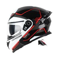 Capacete Modular Unissex De Lente Dupla Para Motocicleta, Lentes Aurora, Ciclismo Ao Ar Livre,