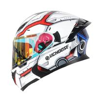 Capacete Modular Unissex De Lente Dupla Para Motocicleta, Lentes Aurora, Ciclismo Ao Ar Livre,