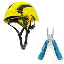 Capacete Montana Focus Classe A + Alicate Multiuso Makita