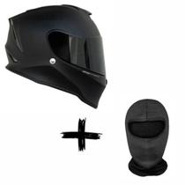 Capacete Mormaii M1 Origin Preto Fosco + Touca Ninja Mormaii Balaclava
