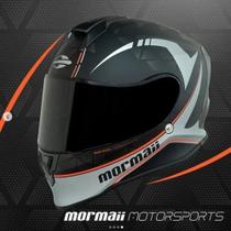 Capacete Mormaii Novo M1 Tiger Prata Preto Fosco